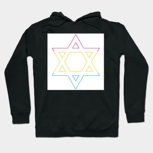 Star of David Pan Pride Hoodie